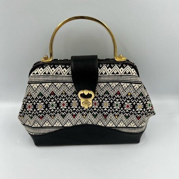 VINTAGE Boho Aztec Handbag - Picture 5 of 14